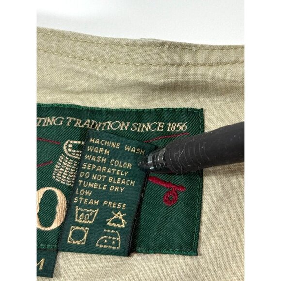 Vintage Orvis Women’s Quilted Button-Up Fishing Sports Vest Khaki‎ Tan Size M - Picture 11 of 12